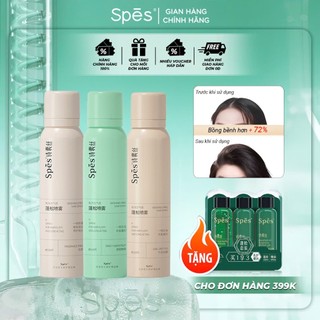 Dầu gội khô SPES dạng xịt 3 tầng hương dưỡng tóc tạo phồng cấp tốc hút dầu không bết dính giữ nếp 8h 150ml
