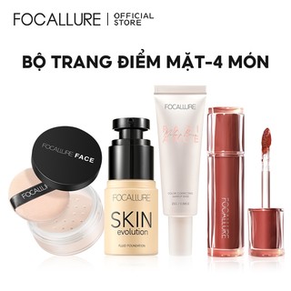  Bộ trang điểm mặt 4 món Focallure dành cho người mới bắt đầu 