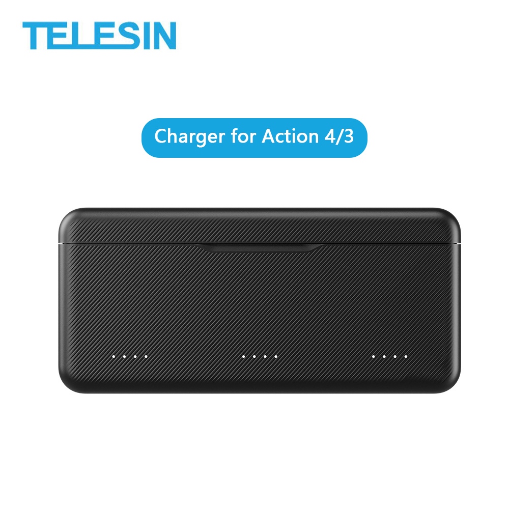 Hộp đựng pin TELESIN cho phụ kiện máy ảnh hành động thể thao DJI Osmo Action 3 4