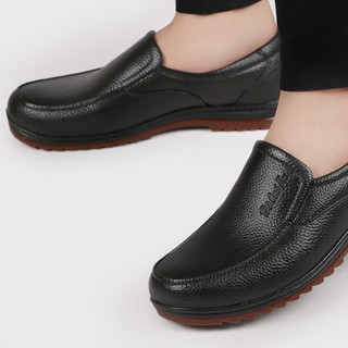 818 plastic denim cloth sole rainproof men's work shoes short toe anti slip men's kitchen shoes rubber