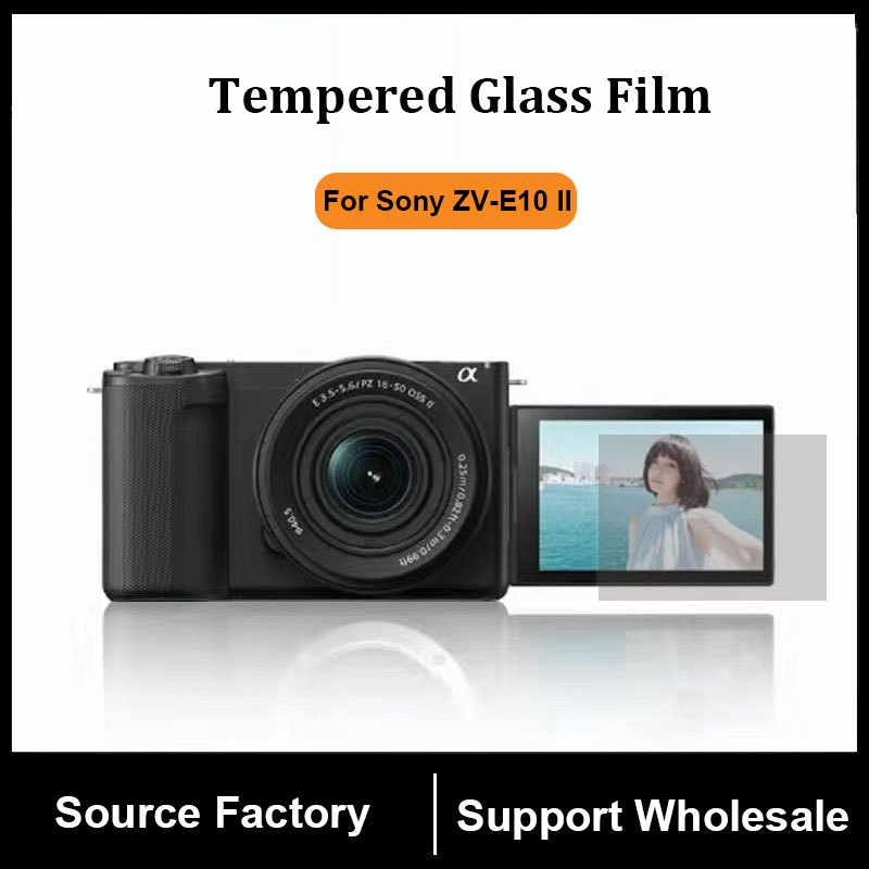 Dành Cho Sony ZV-E10II ZV-E10M2 Camera Kính Cường Lực Phim Bảo Vệ Màn Hình Camera Độ Nét Cao ZV-E10 