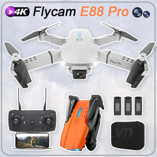  Flycam E88 Pro 2 camera 4K,pin 1800mah   tặng túi đựng  Flaycam Giá Rẻ Máy Bay Điều Khiển Từ Xa điều khiển từ xa quay phim chụp ảnh 