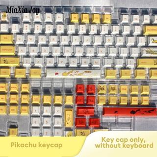 MiaXia Joy Pikachu PBT thăng hoa keycap bàn phím cơ keycap XDA chiều cao tùy chỉnh tự làm cá tính keycap