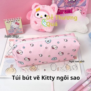 hộp bút Kawaii Túi đựng bút hoạt hình dễ thương Túi đựng văn phòng phẩm dung tích lớn