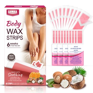 SUMAX 60 giấy sáp tóc không đau không làm tổn thương làn da cô gái đặc biệt mạnh mẽ tóc mịn da