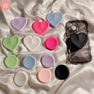 Hàn Quốc Dễ Thương 3D Trái Tim Tròn Silicon Ngón Tay Griptok Grip Tok Chân Đế Cho iPhone 15 14 7 Đa Năng Giá Đỡ Điện Thoại Vòng Hỗ Trợ Đứng