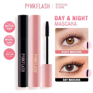Mascara PINKFLASH trang điểm cho ban đêm/ban ngày chống thấm nước chất lượng cao tiện dụng