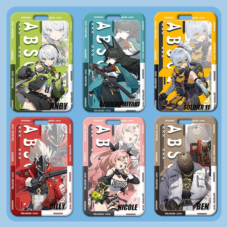 Hộp đựng thẻ Zenless Zone Zero Lycaon Miyabi tay áo thẻ học sinh