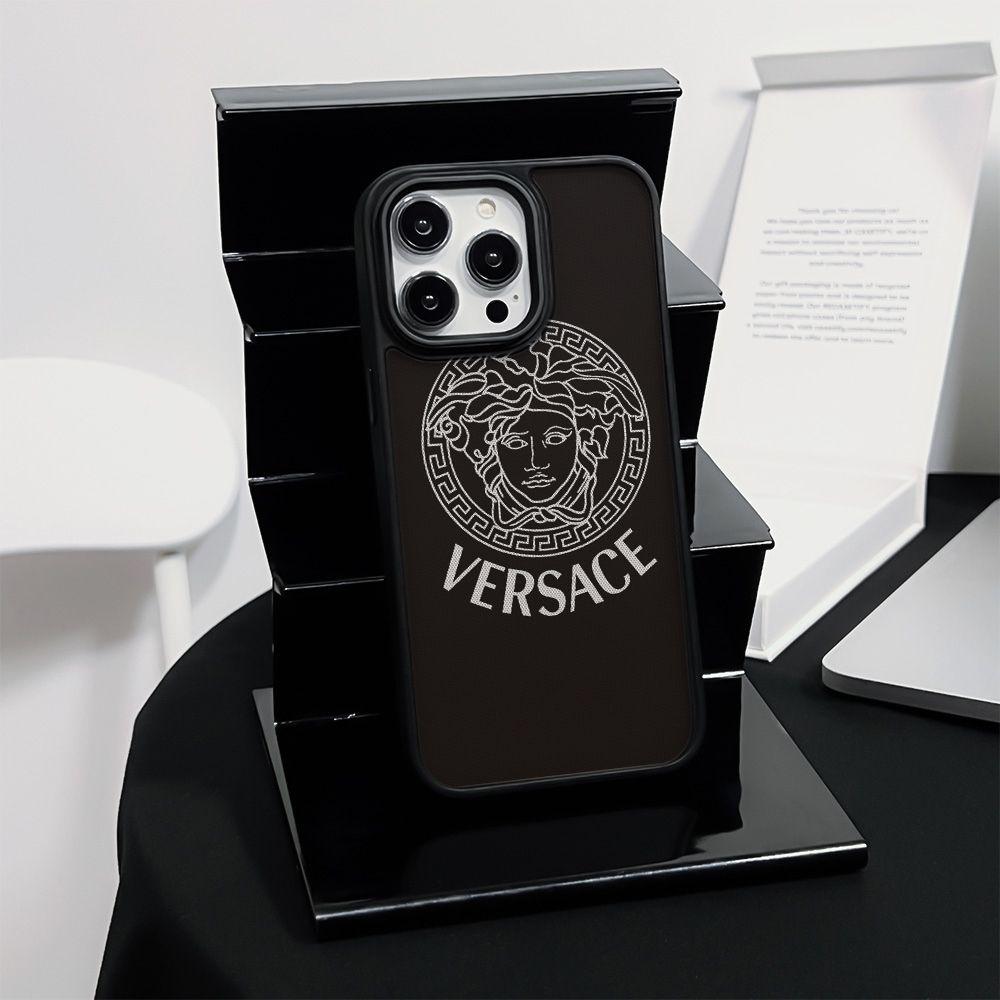 Ốp điện thoại mềm Versace Trend sang trọng cho iphone 16 15 Pro Max 14 Pro Max i14 13 Pro Max i13 13