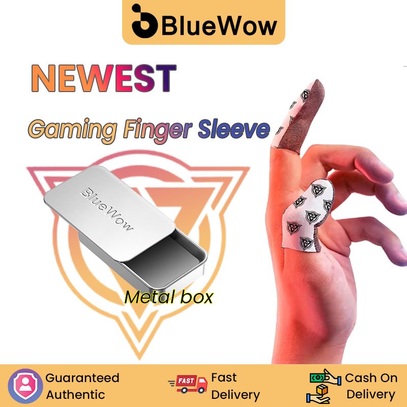Chơi game tay cầm ngón tay BlueWow dành cho PUBG Găng tay ngón tay thoáng khí chống mồ hôi chống trượt
