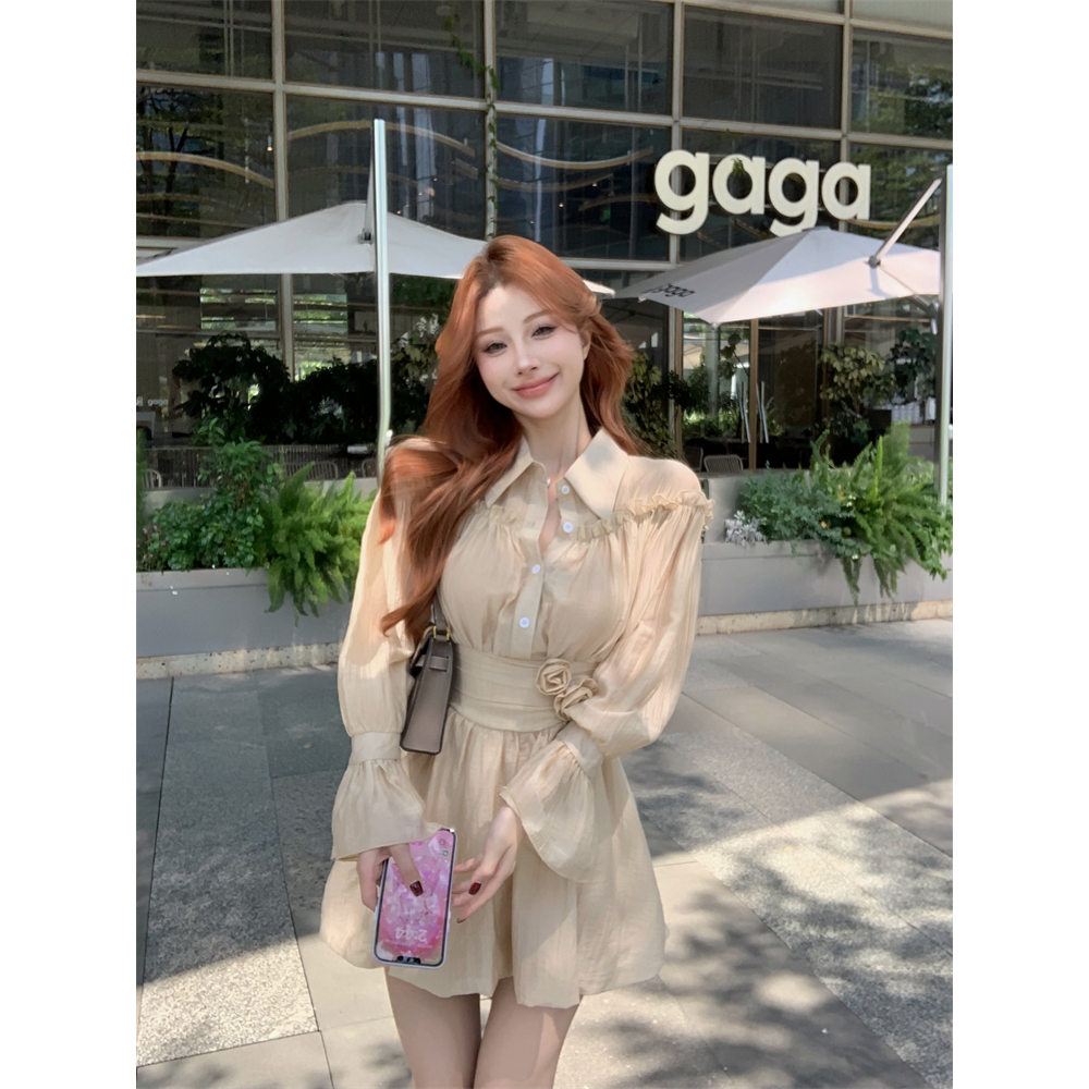 【COLORBLLIND】Slim-fit xếp ly hoa ba chiều