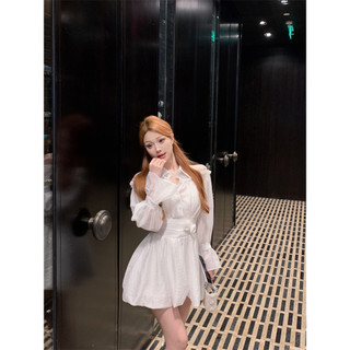 【COLORBLLIND】Slim-fit xếp ly hoa ba chiều