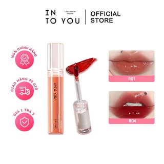 Into YOU Độ bóng môi khúc xạ nước để tỏa sáng lâu trôi