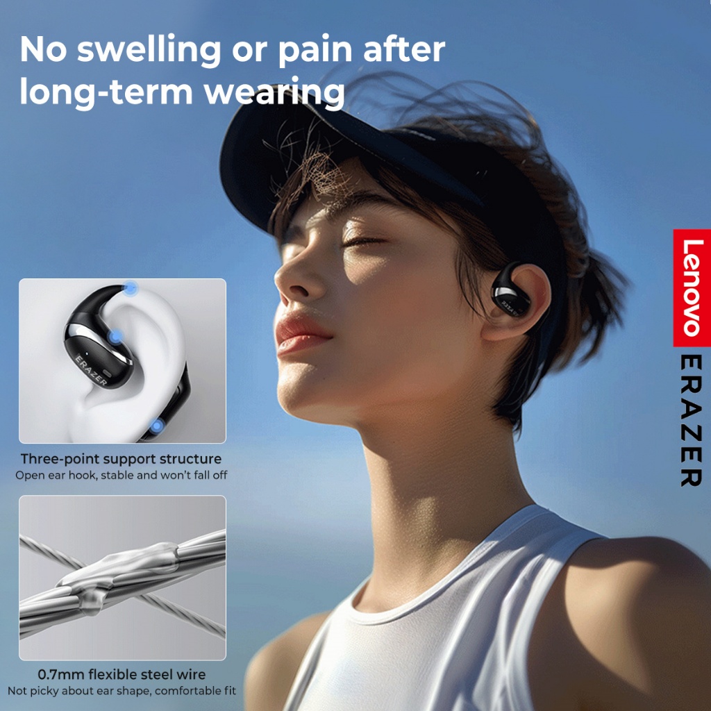 ERAZER Open Ear X9 Tai nghe thể thao Bluetooth không dây 5.4 OWS Tai nghe giảm tiếng ồn HiFi Stereo có Mic | BigBuy360 - bigbuy360.vn