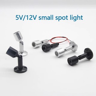  Đèn Led Spotlight 3W DC5V Mini Led Trần Xuống Đèn Trang Sức Màn Hình DC12V Giao Diện Cửa Hàng Tủ Nội Thất Đồ Chơi Trang Trí Máy Tính Để Bàn 