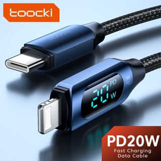 Cáp Toocki USB C PD 20W Cáp Hiển Thị Kỹ Thuật Số Sạc Nhanh Cho Chiếu Sáng Loại C Cáp Dữ Liệu Dây