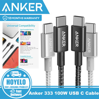 Anker Set 2 Dây Cáp Sạc Nhanh usb c 2.0 type c anker 333 100w 6ft 100w