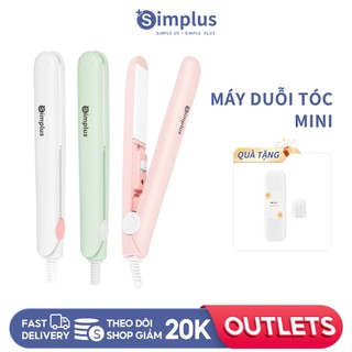 Máy duỗi tóc mini Simplus ZFBA004 Duỗi uốn linh hoạt  Máy duỗi uốn 2 trong 1 tiện lợi -Bảo Hành 12 Tháng