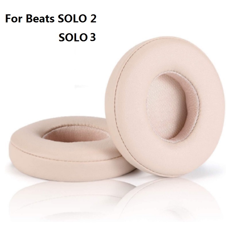 1 Cặp Mút Đệm Thay Thế Chất Lượng Cao Cho Tai Nghe Chụp Tai beats solo 2 solo2 solo 3 solo3