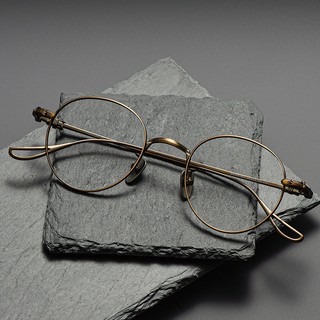 Phụ Nữ Nhật Bản Khung Tròn Kính Nam Thương Hiệu Thời Trang Khung Titan Retro Unisex Quang Kính Khung GP401
