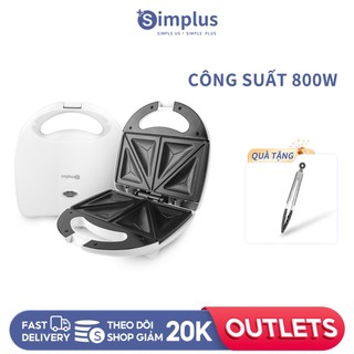 Simplus Máy làm bánh sandwich công suất cao 800W Bread Makers SMZJ003 -Bảo Hành 12 Tháng