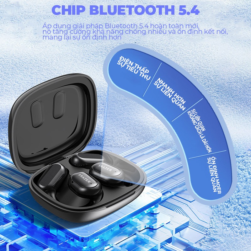 Lenovo ERAZER XP2 Tai nghe không dây IPX5 Tai nghe Bluetooth 5.4 dành cho doanh nhân có Mic chống nước | BigBuy360 - bigbuy360.vn