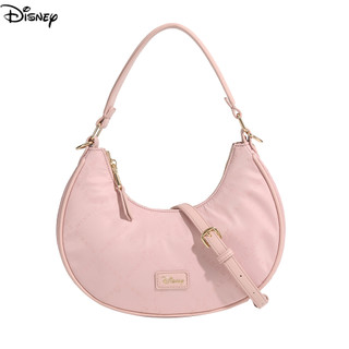 Túi đeo vai Mickey chính thức của Disney Series Túi đeo nách nữ Túi Messenger Ví màu trơn dễ thương Túi hobo cổ điển Sử dụng hàng ngày BMK-71457 (Hồng và Trắng)