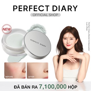 【NEW】Phấn phủ kiềm dầu Perfect Diary phiên bản nắp bạc Dưỡng ẩm lâu dài 7g