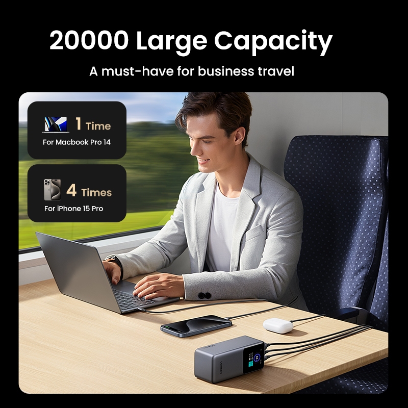 Sạc Dự Phòng Nexode Phiên Bản Genshin Impact Ugreen 130W 200W 20000mAh 25000mAh Laptop Power Bank Sạc Siêu Nhanh 100W PD3.1 Cho Macbook Air / Pro Lenovo | BigBuy360 - bigbuy360.vn