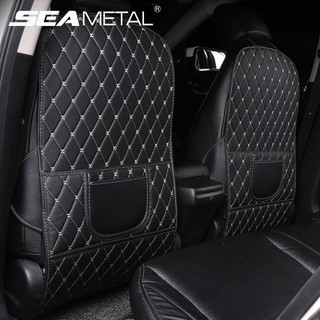 SEAMETAL Miếng da đệm sau lưng ghế xe hơi chống đạp & trầy xước ghế đệm hơi Phụ kiện