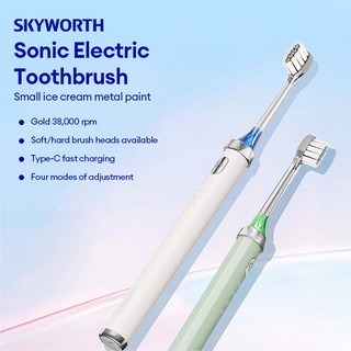 Bàn chải đánh răng điện kem nhỏ Lenovo × Skyworth XG3 4 chế độ Sạc nhanh 2 giờ Last 60Days IPX7 Chống nước