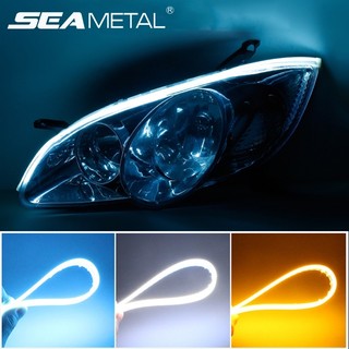 Set 2 thanh đèn LED SEAMETAL xi nhan 30 45 60cm chống thấm nước cho xe hơi/xe máy