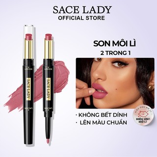 Son Lì SACE LADY 2 Trong 1 Chống Nước Lâu Trôi Lên Màu Cực Chuẩn