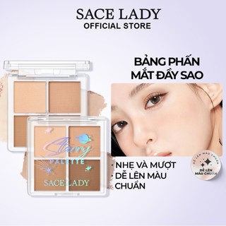 Bảng Phấn Mắt SACE LADY Trang Diểm LâuTrôi Nhẹ Và Mượt Sắc Tố Cao 1.8g