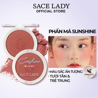 Phấn Má SACE LADY Hồng Màu Dơn Sắc Tông Nhìn Tự Nhiên Lâu Dài 6g