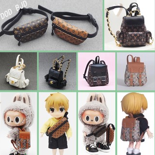 Túi đựng búp bê cho Labubu & Baby Three Macaron Chú thỏ dễ thương & Liila Lucky Cat & Upsetduck bao-ao labububu V2