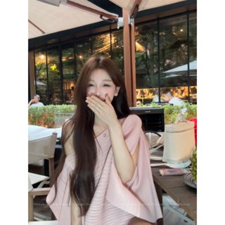 Áo thun ngắn tay trễ vai màu hồng gợi cảm dành cho nữ thời trang mùa hè Áo thun ngắn tay màu trơn