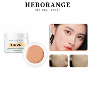  Kem che khuyết điểm trong suốt độ phân giải cao NOVO che khuyết điểm mặt mụn trứng cá mụn trứng cá quầng thâm kem nền 12g 