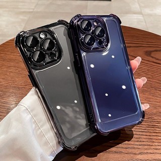 Sang Trọng Ốp Điện Thoại armor Trong Suốt Mạ Điện Chống Sốc Cho iphone 15 14 13 12 11 pro max x xs xr max plus