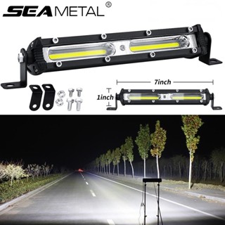 SEAMETAL Đèn LED sương mù 12V 24V 6500K chiếu sáng cho xe hơi/xe tải/SUV
