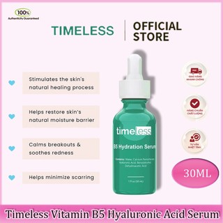 Tinh chất Timeless Vitamin B5 + Hyaluronic Acid Cấp Nước Và Phục Hồi Da 30ml