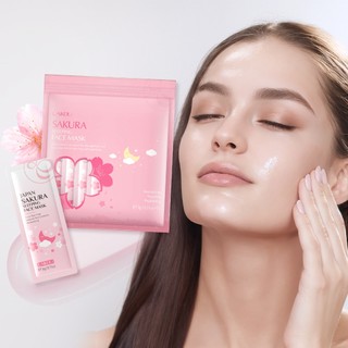 Mặt Nạ Ngủ LAIKOU Hoa Anh Đào Dưỡng Ẩm Làm Sáng Da Ban Đêm 3g