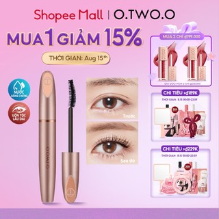 Mascara O.TWO.O phối sợi lụa 3D chống thấm nước lâu trôi kiểu dáng tiện dụng 27g