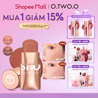 Phấn má hồng dạng thỏi O.TWO.O cấp ẩm với 6 màu lựa chọn