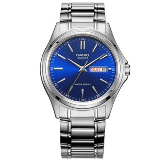 MTP-1239D-2A Nam Ngày Tuần Lịch Kép Đồng Hồ Thép Không Gỉ Chống Nước Nữ Unsex Nhân Quả Kinh Doanh 38MM Đồng Hồ