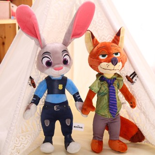  40cm Anime Hoạt Hình Zootopia Sang Trọng Đồ Chơi Judy Hopps Thỏ Nick Wilde Fox Sang Trọng Đồ Chơi Búp Bê Giữ Gối Nhồi Bông Mềm Cho Trẻ Em Sinh Nhật Quà Tặng Giáng Sinh 