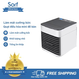 Sorf Máy điều hòa mini - Quạt mini - Máy điều hòa hơi nước siêu mát - Máy làm mát không khí Mini tạo độ ẩm
