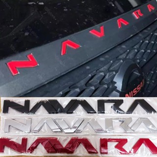 1 x ABS Lưới Tản Nhiệt Trước Lớn NAVARA Thư Xe Ô Tô Tự Động Thân Trước Hood Biểu Tượng Huy Hiệu Miếng Dán Decal Thay Thế Cho NISSAN