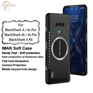 IMAK  Chuyên nghiệp Tản nhiệt Vỏ mềm Áp dụng cho Black Shark 4 / 4 Pro / 4s / 4s Pro / 5 RS Bốn góc Bảo vệ TPU Trường hợp điện thoại Chống trượt Chống ngã Chống vân tay