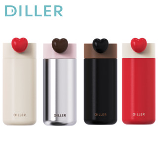  Bình chân không Diller Bình giữ nhiệt bằng thép không gỉ 316 Bình nước uống Mini dễ thương 420ml D9269 